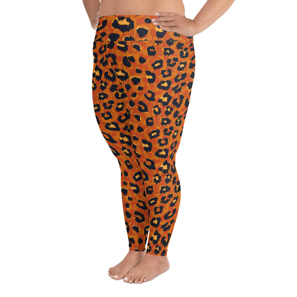 Leopard Spot Leggings | Plus Size